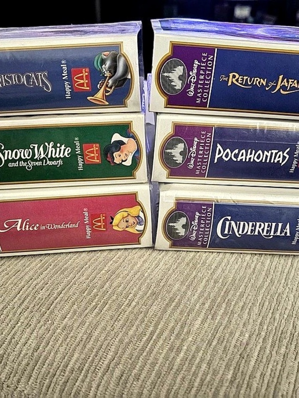 Disney McDonalds Collection VHS toys
